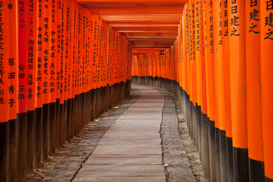 Red Torii Gates Fushimi Inari Shrine